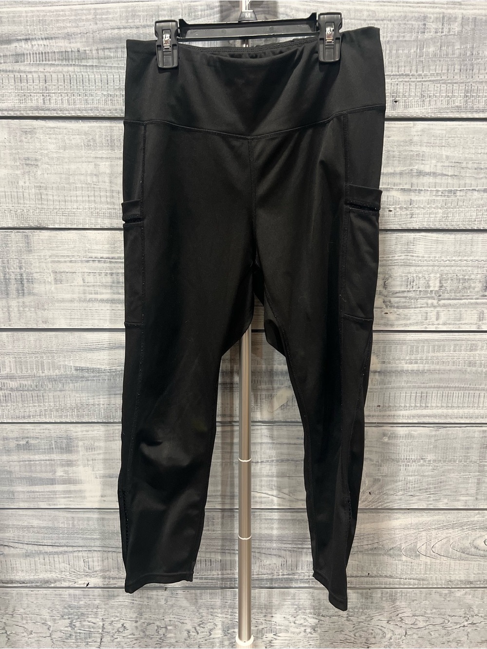 Dyce active Black High-Waist Performance Joggers with Side Pockets